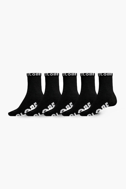 Blackout Quarter Sock 5 Pack