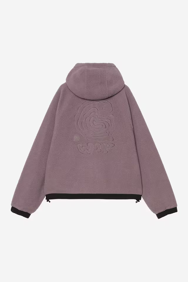W Hooded Helix Fleece Jacket