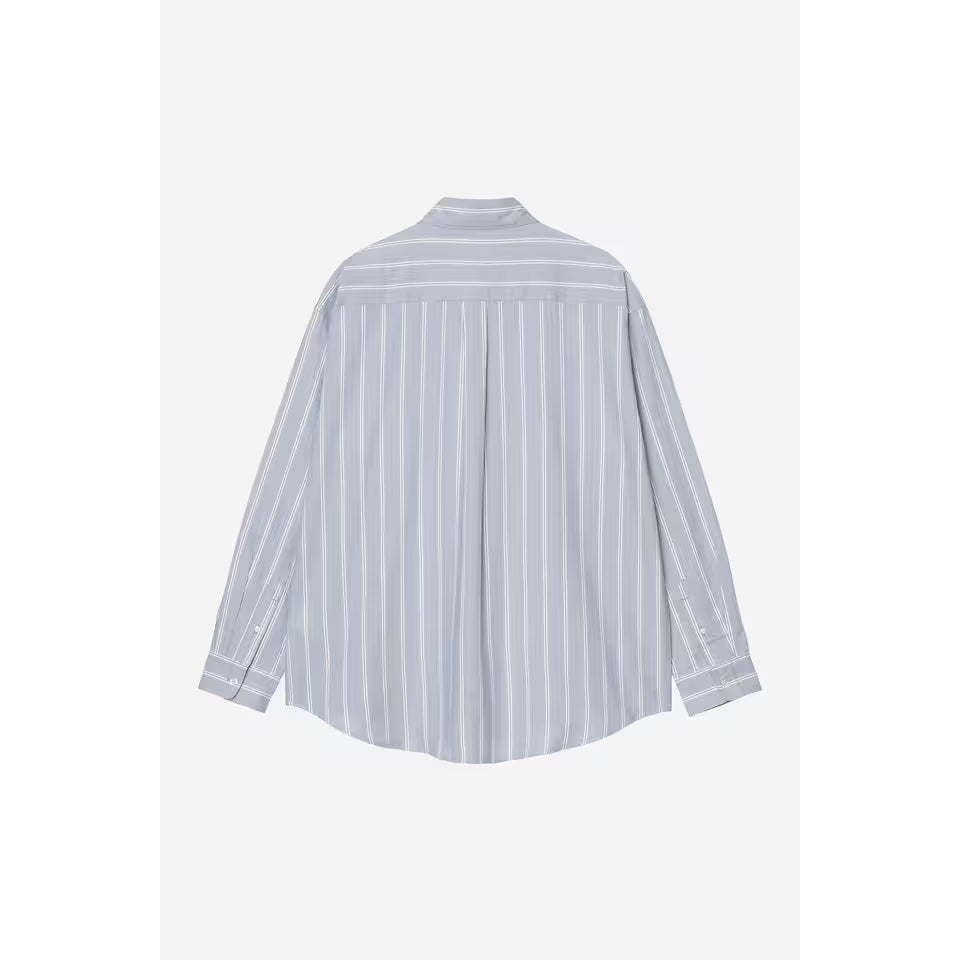L/S Beale Shirt - Gentle Blue / White