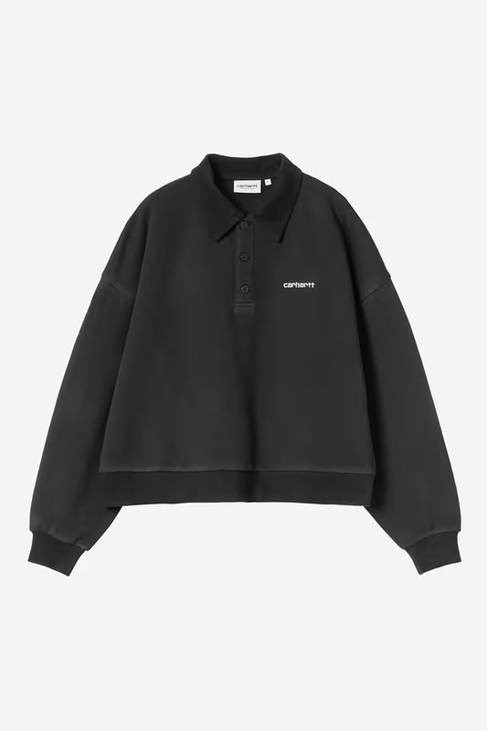 W' Brenta Polo Sweat - Black / White