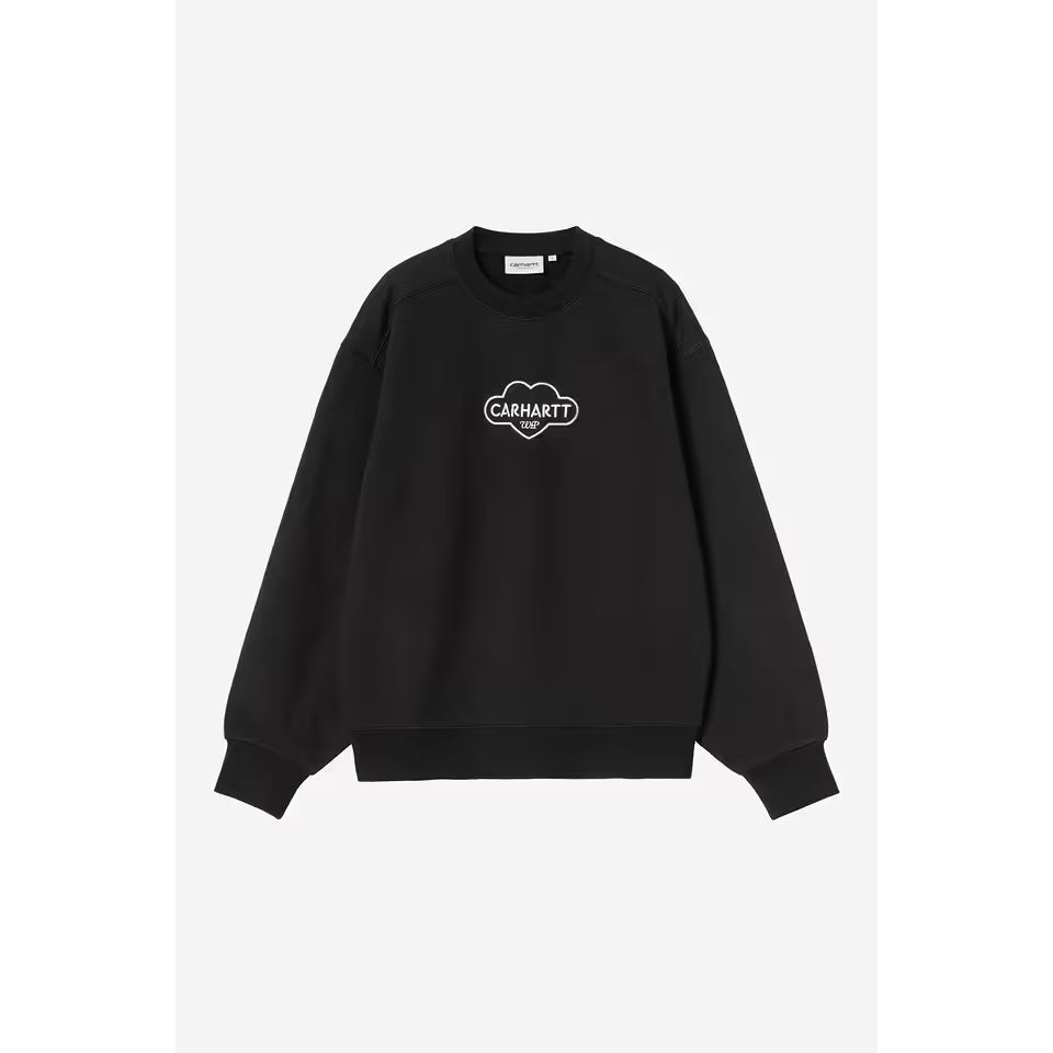 W' Cloud Heart Sweat - Black