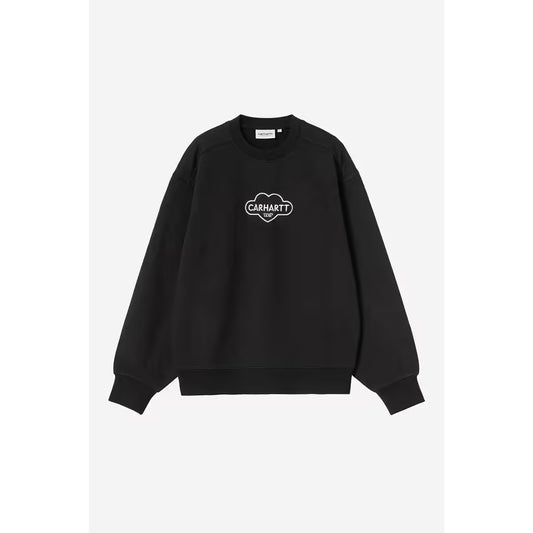 W' Cloud Heart Sweat - Black