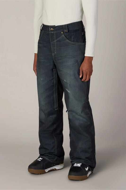 DECONSTRUCTED  DENIM INSULATED PANT