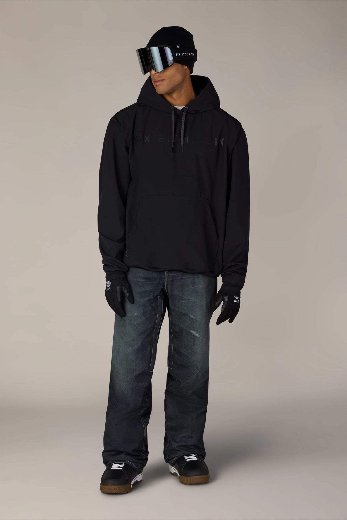 DECONSTRUCTED  DENIM INSULATED PANT