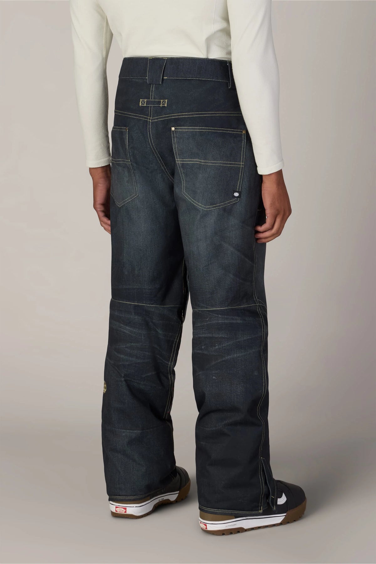 DECONSTRUCTED  DENIM INSULATED PANT