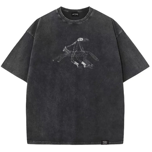 Method x Arthur Longo T-Shirt WASHED BLACK