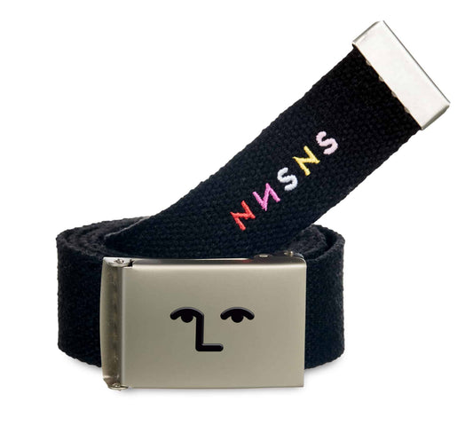 Face of belt brushed * BLACK