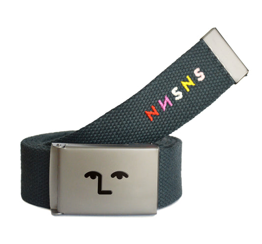 Face of belt brushed - GREY