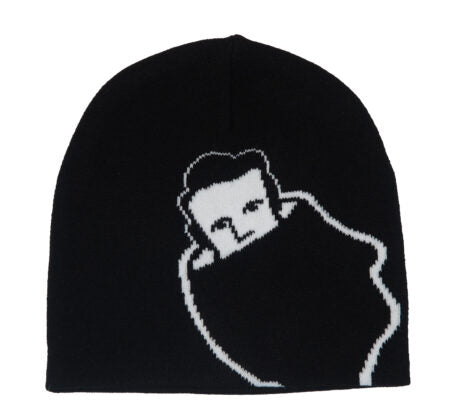 Beanie Head Logo * BLACK/WHITE
