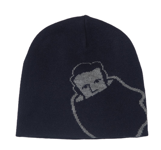 Beanie Head Logo - BLUE/WHITE