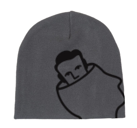 Head Logo Beanie GREY/BLACK