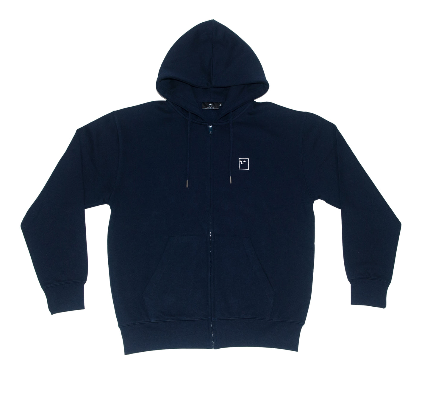 Blockhead Hoodie Full Zip * NAVY