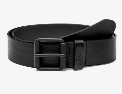 Script Belt Leather - Black