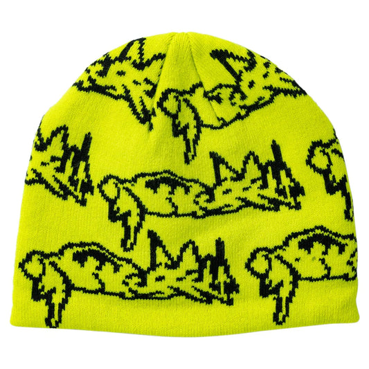 Parasite Skully Beanie * YELLOW