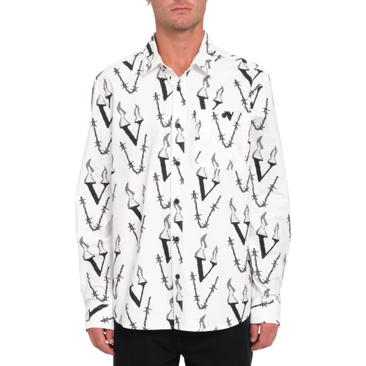 Fergadelic Woven Shirt - white