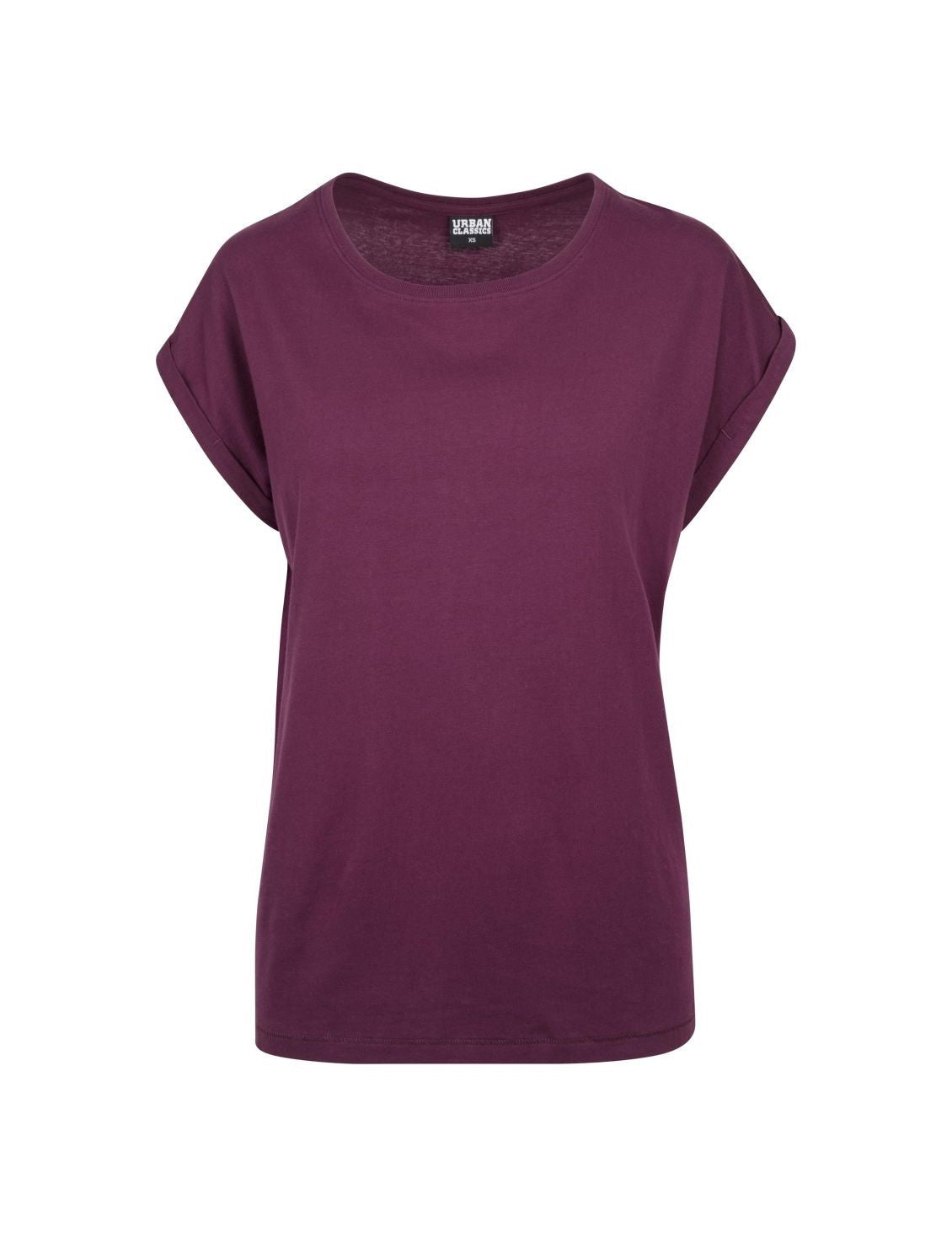 Extended Shoulder Tee cherry