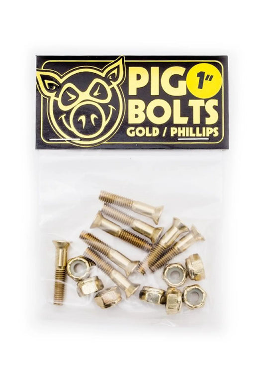 Pig 1" Kreuz Anodized Bolts Set * GOLD
