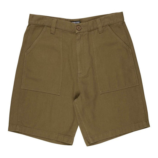 Opus Dot Workwear Shorts - Uniform Green