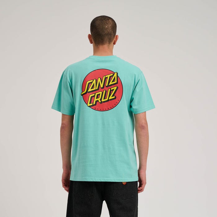 Classic Dot Chest T-Shirt - Pool Blue