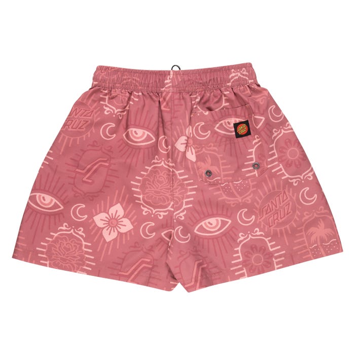 Venice Swimshort - red patchwork