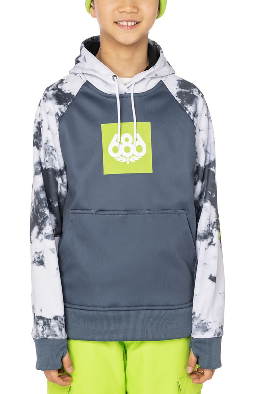 Boys Bonded Fleece - orion blue/black