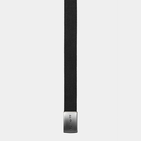 Clip Belt Chrome - Black