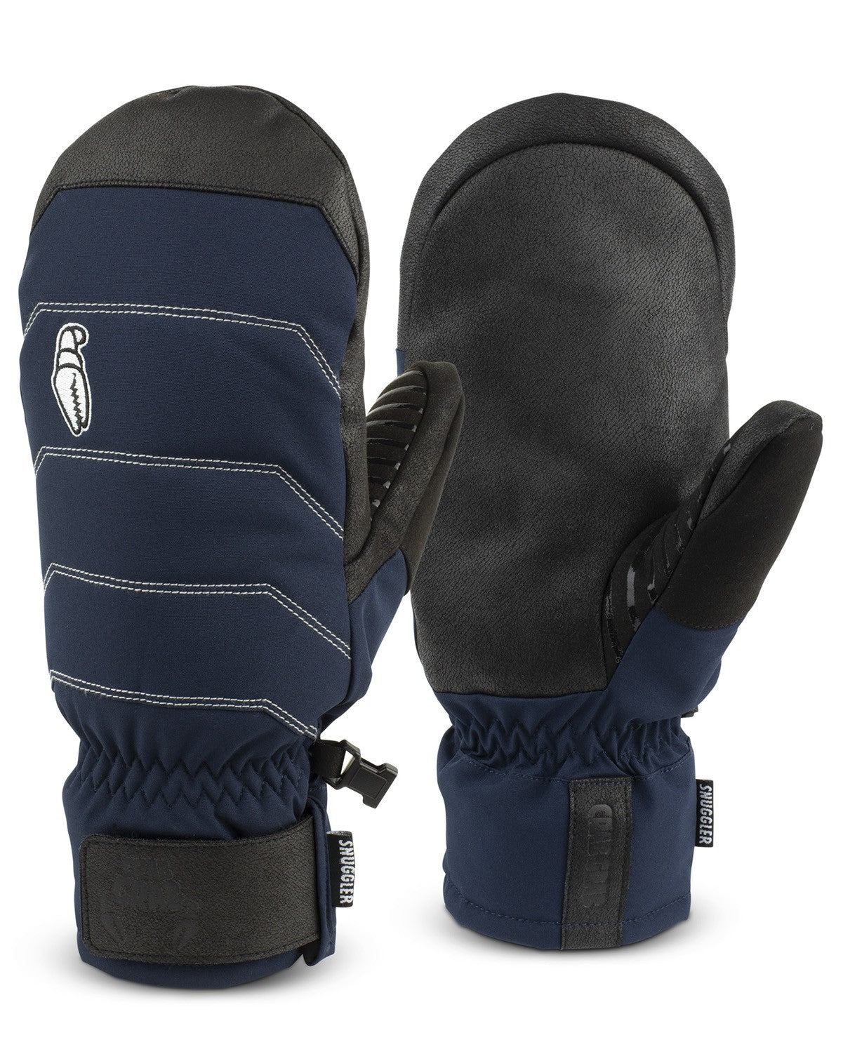 Snuggler Mitt - navy contrast