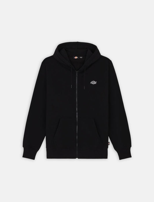 Summerdale Hoodie Zip - Black