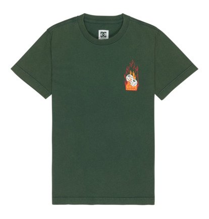 Burning Dice - green