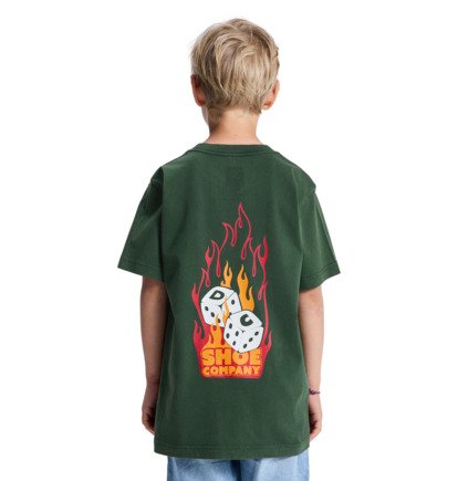 Burning Dice - green