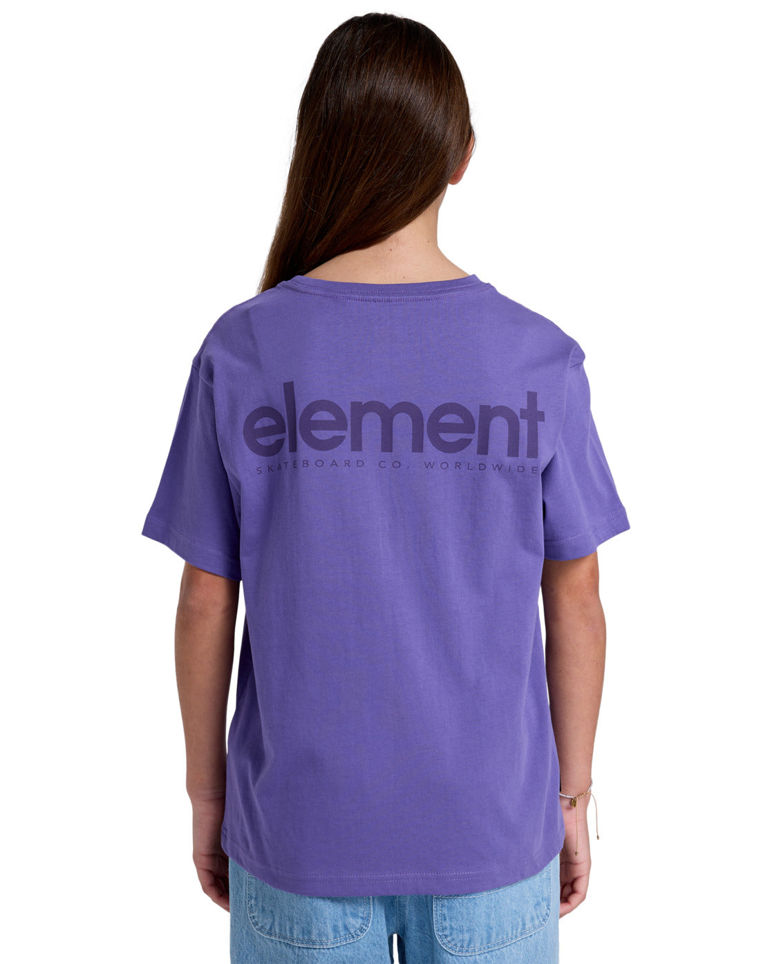 Simple Logo T-Shirt Youth - Purple
