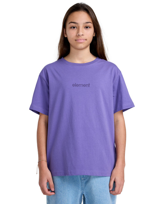 Simple Logo T-Shirt Youth - Purple