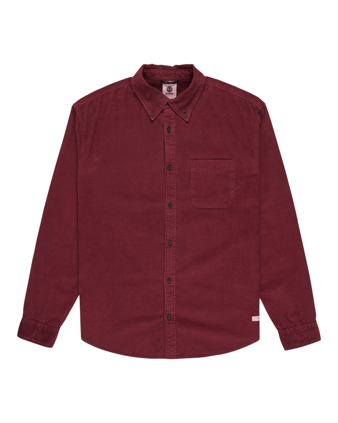 Button Down regular Corduroy - Zinfandel