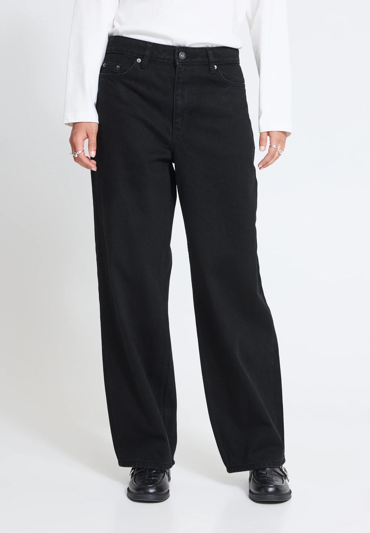 IHJULIA RELAXED PANT - Black