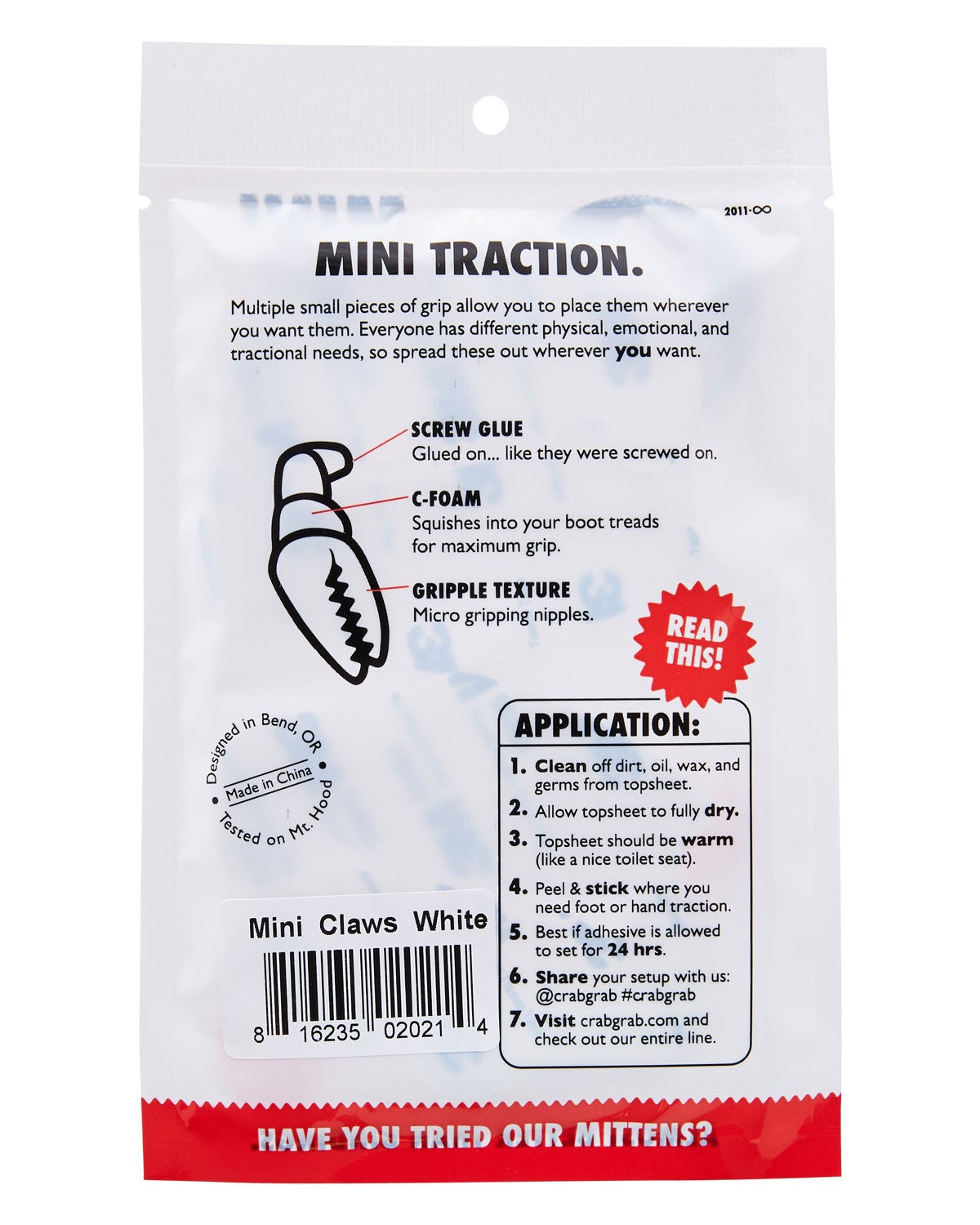 Mini Claws - white