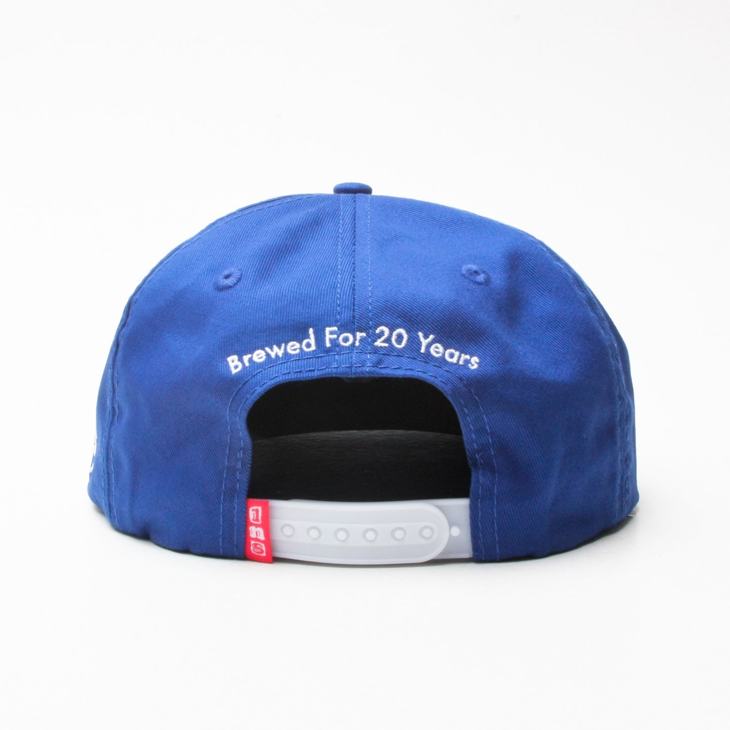 Brewed for 20 Years Snap Back Cap - blue
