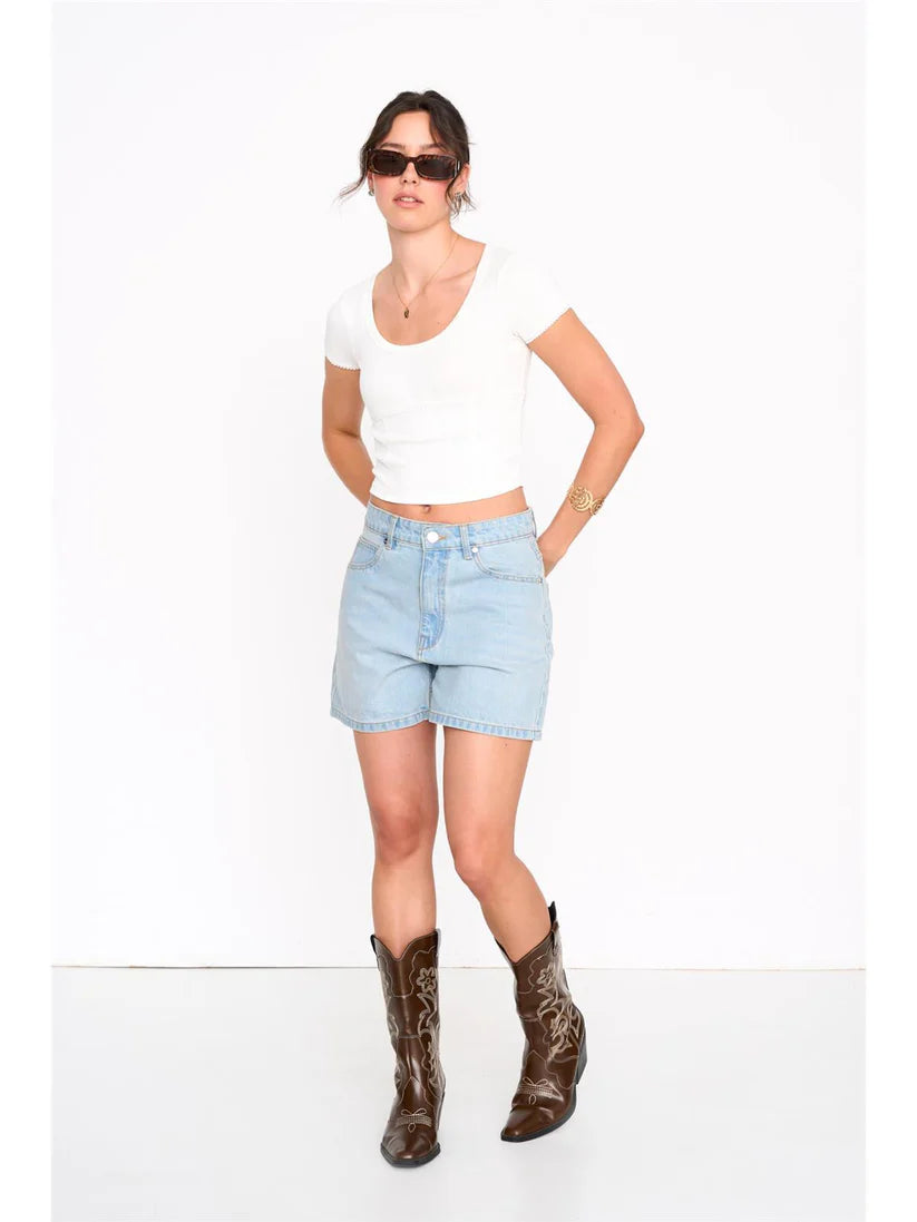Denim Shorts - Light Blue