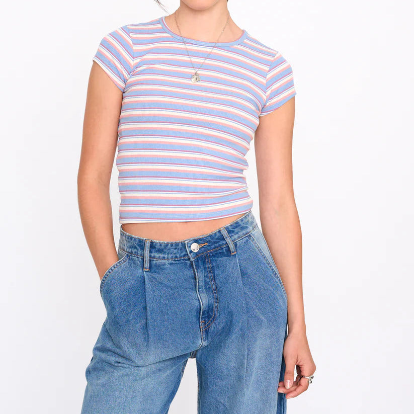 T-Shirt gestreift - Blue