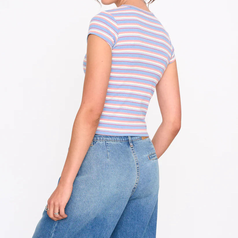 T-Shirt gestreift - Blue