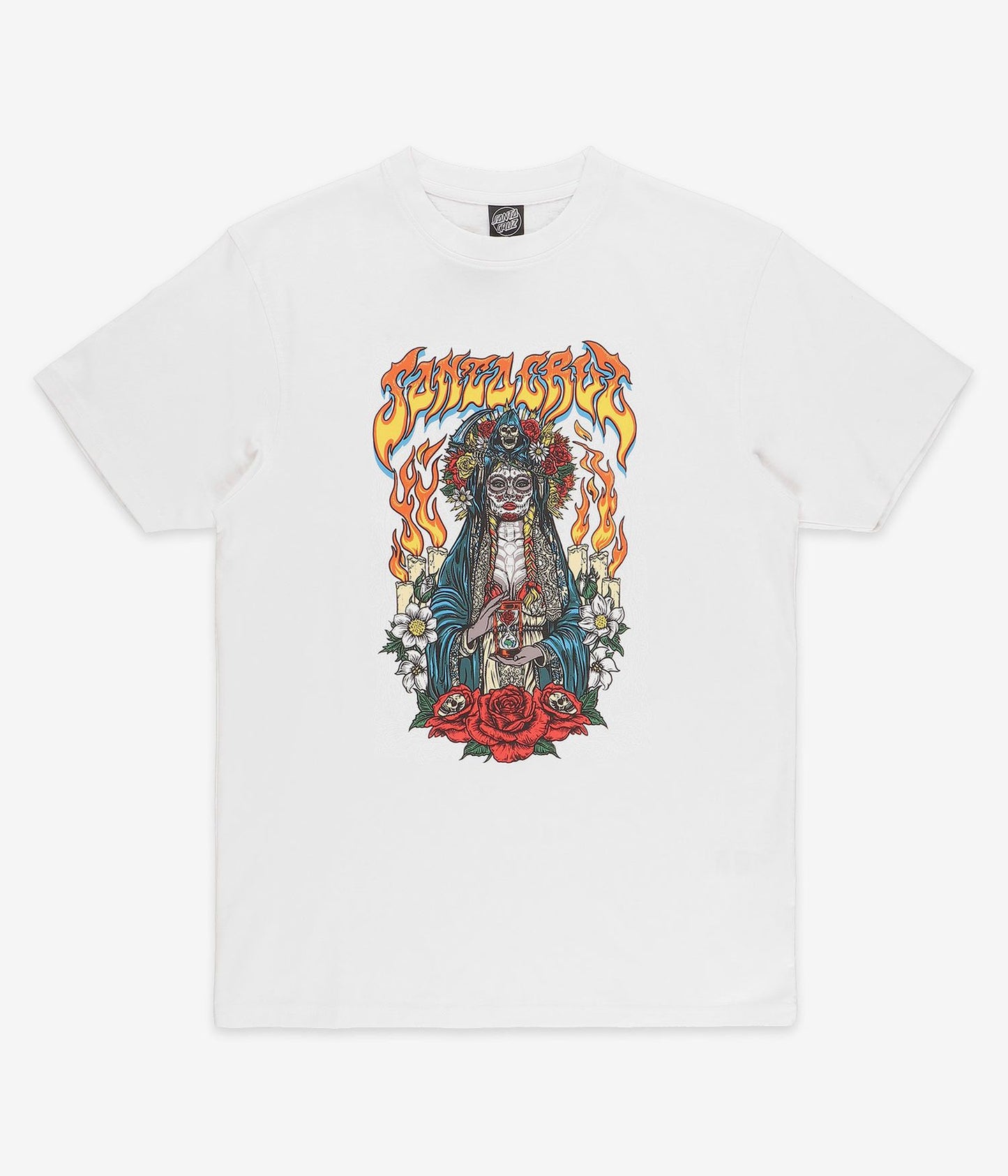 Santa Muerte Shirt - white