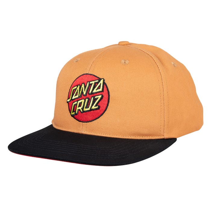 Classic Dot Snapback - parchment/black