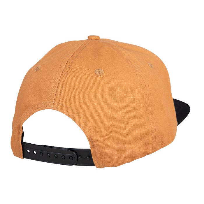 Classic Dot Snapback - parchment/black