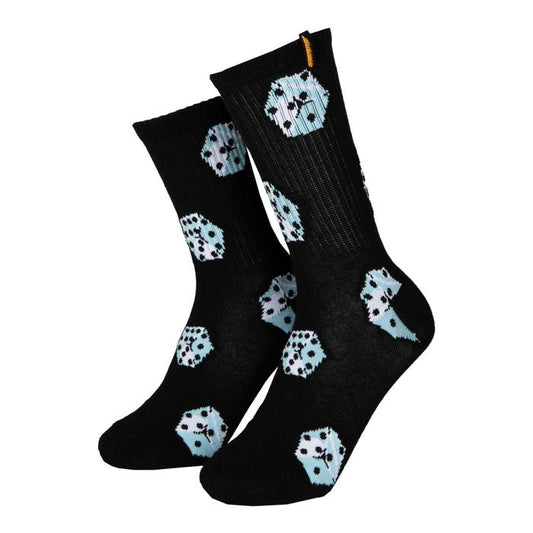 Youth Big Dice Socks (2 Pack) - Black/Rust