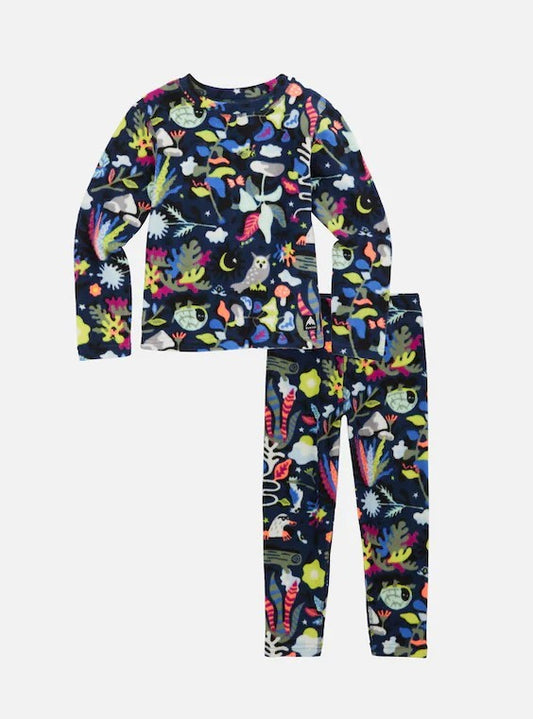 Toddlers Heavyweight Fleece Base Layer Set - moonlit grove