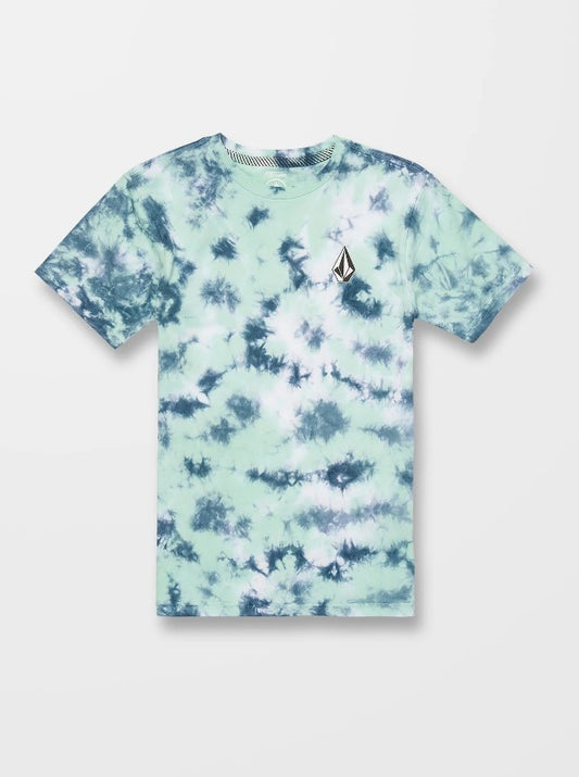 Iconic Stone Dye T-Shirt (Youth) - temple teal