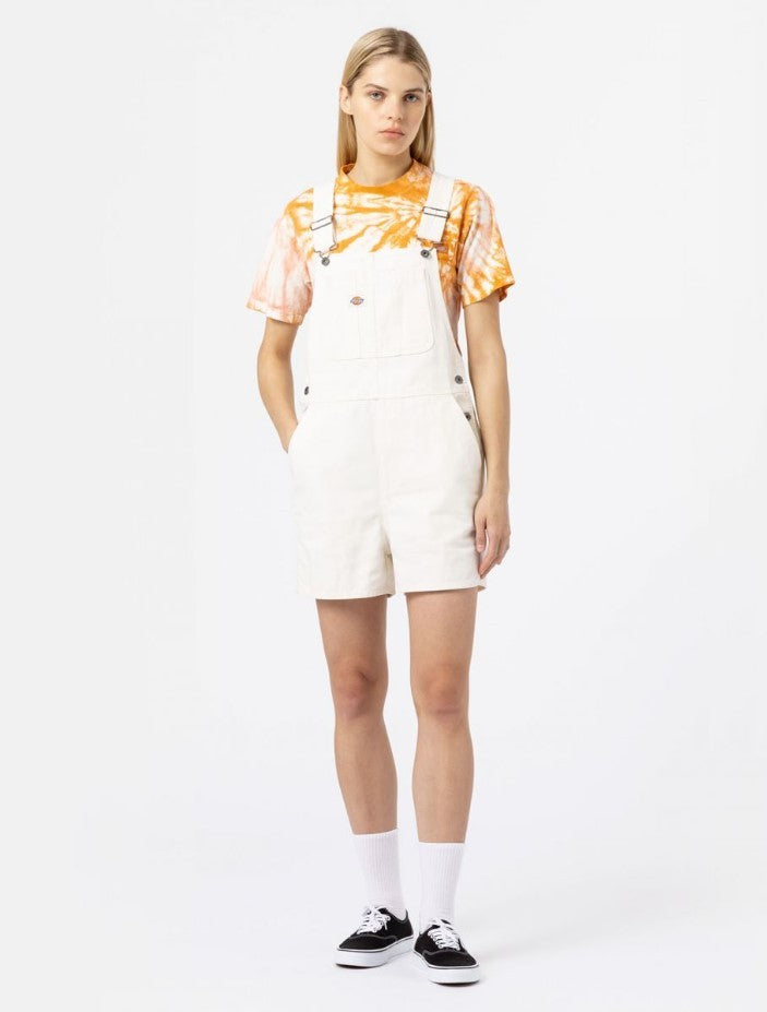 Duck  Canvas Bib Short - stone washed cloud