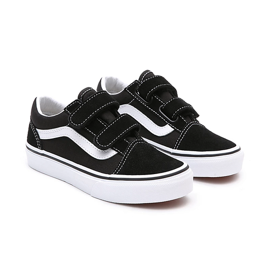 Kids Old Skool Velcro - black/true white