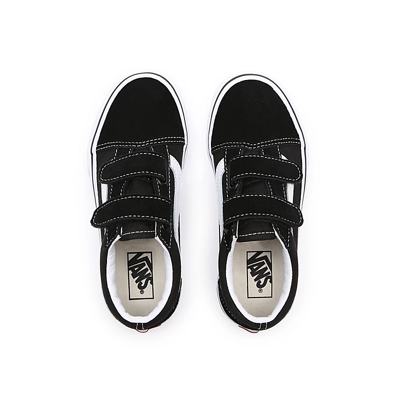 Kids Old Skool Velcro - black/true white