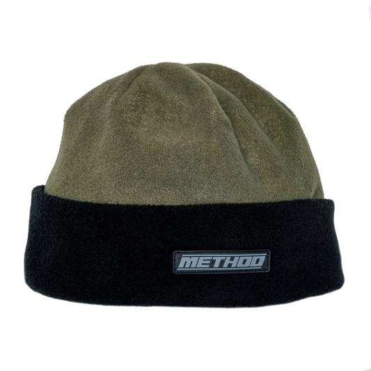 Fast Times Fleece Beanie - khaki/black