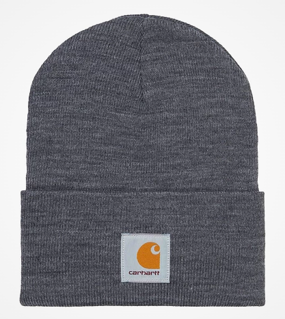 Acrylic Watch Hat - dark grey heather